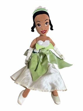 Disney Tiana Plush Doll From The Princess & The Frog 21" Soft Stuffed Girls Toy